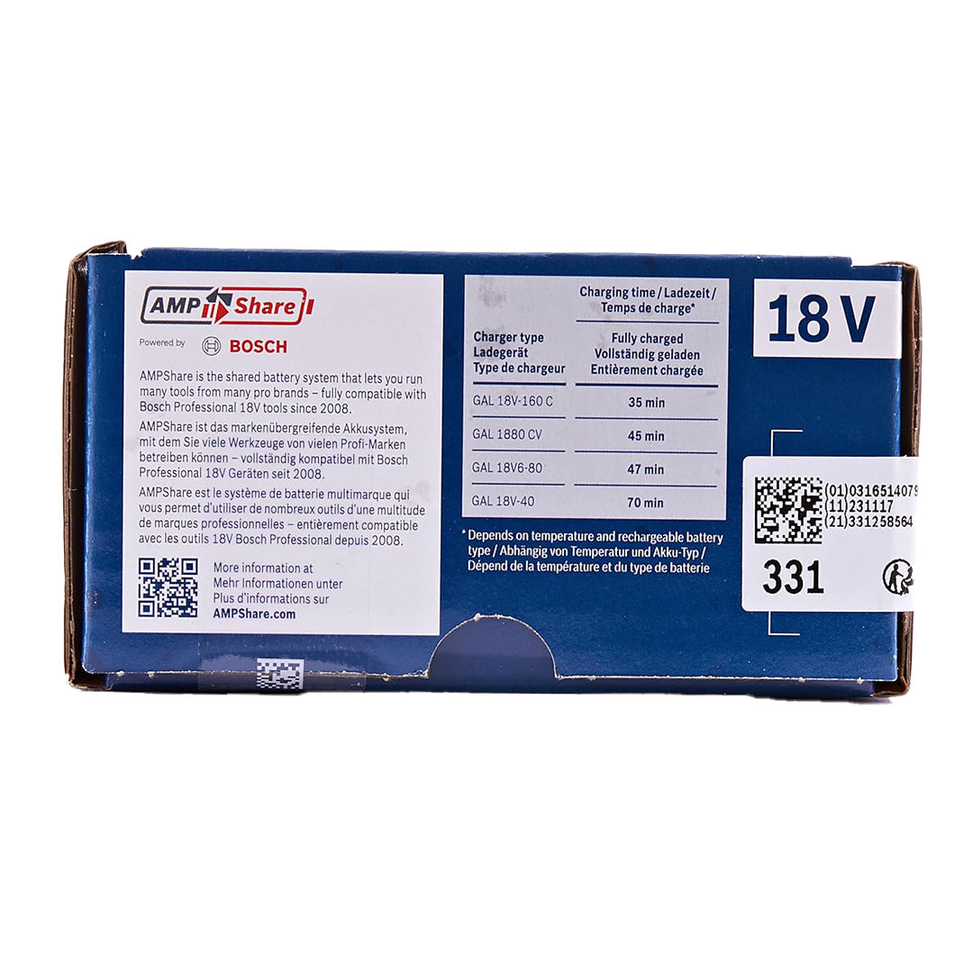 Bosch 18V 5.0Ah Lithium-Ion Batteries β Twin Pack (Professional Range)