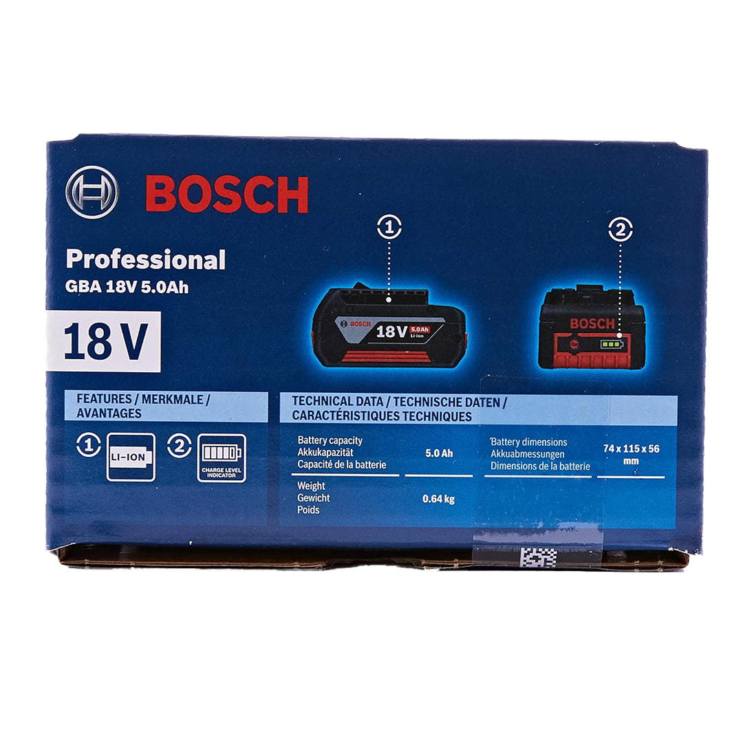 Bosch 18V 5.0Ah Lithium-Ion Batteries β Twin Pack (Professional Range)