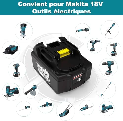 Makita 18V Battery & Rapid Charger Set – Includes Carry Case | Lightweight & Portable