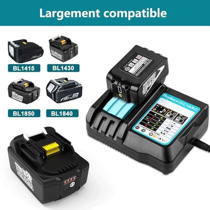 Makita 18V Battery & Rapid Charger Set – Includes Carry Case | Lightweight & Portable